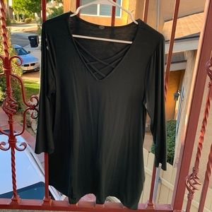 Green Long Sleeve Cupio Dress
